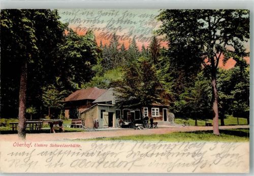 Oberhof 1907 Untere Schweizerhütte