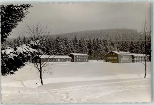 St. Andreasberg Winter Pension Sonnenberg Ort handschriftlich Foto Original aus Archiv eines Ansichtskartenverlags