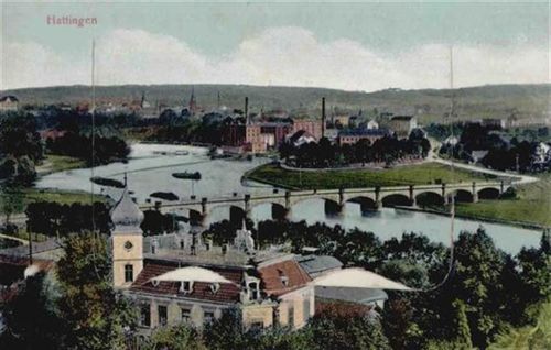 Hattingen Hattingen (4320) Leporello Gesamtansicht I-II
