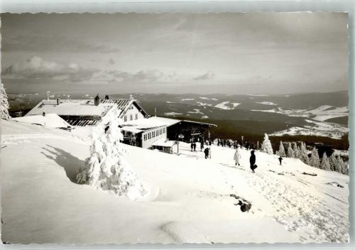 Grosser Arber Winter Schutzhaus Foto Original aus Archiv eines Ansichtskartenverlags