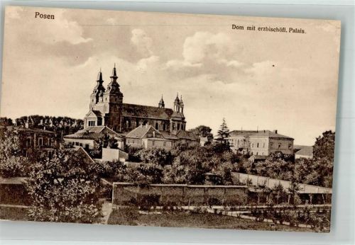 Posen Kirche Dom erzbischöfl. Palais