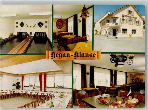 Welschingen 1984 Gasthaus Cafe Hegau-Klause Kegelbahn