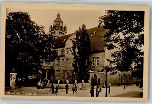 Jena 1912 Universität Litfaßsäule
