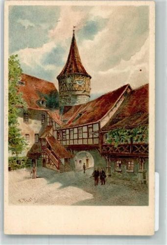 Schloß Hohenfels sign. Trost, f. Hohenfels Ort handschriftlich