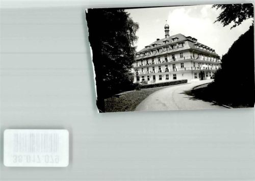Bühlertal Sanatorium Max-Grundig-Klinik Foto Original aus Archiv eines Ansichtskartenverlages Ort handschriftlich Bild angerissen