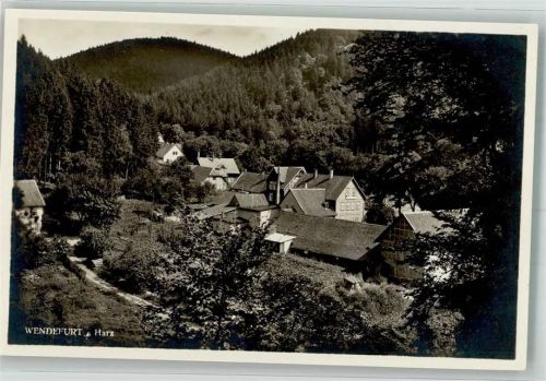 Wendefurth Panorama des Ortes Fotograf Emil Mros