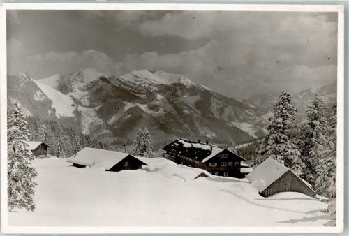 Obere Firstalm Firstalm Winter Ort handschriftlich Foto Original aus Archiv eines Ansichtskartenverlages