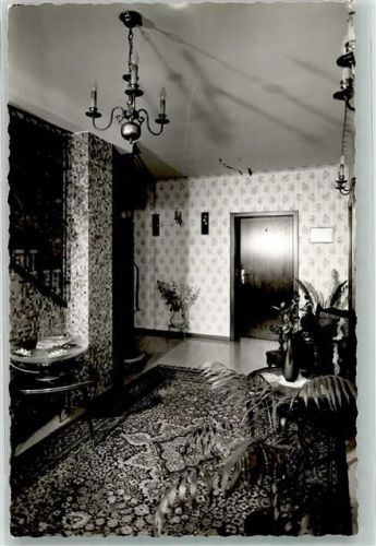 Weiskirchen Pension Gasthaus zum Schimmelkopf Foto Original aus Archiv eines Ansichtskartenverlages Ort handschriftlich