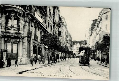 Alger Straßenbahn Rue Dumont-d´Urville