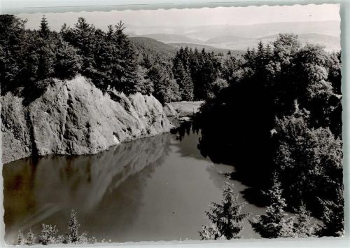 Großalmerode Roter See Foto Original aus Archiv eines Ansichtskartenverlages Ort handschriftlich