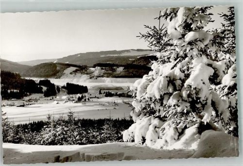 Schluchsee Panorama des Ortes mit Kirche St. Nikolaus