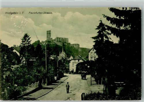 Königstein 1908 Burg Frankfurter Straße