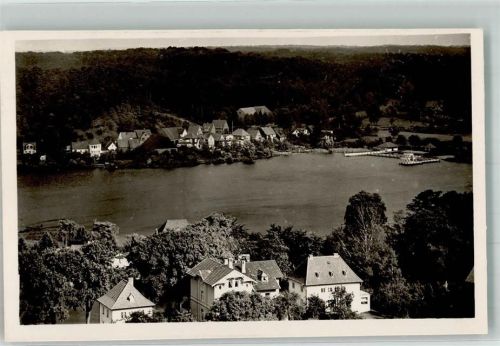 Mölln Panorama des Ortes am Ziegelsee mit Schwimmbad Verlag Simonsen