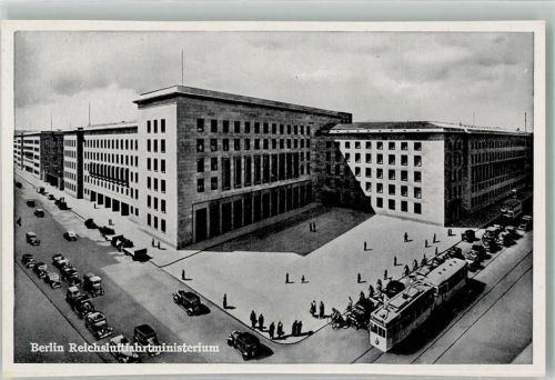 Berlin Mitte Reichsluftfahrtministerium Oldtimer Straßenbahn Verlag Hans Andres Nr. 1141