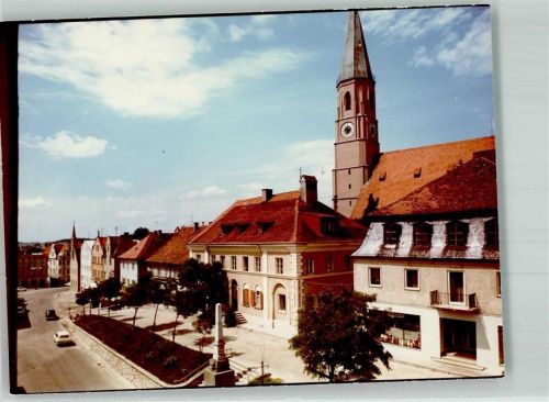 Velden Hauptstraße mit St. Peter Kirche Foto Original aus Archiv eines Ansichtskartenverlages Ort handschriftlich