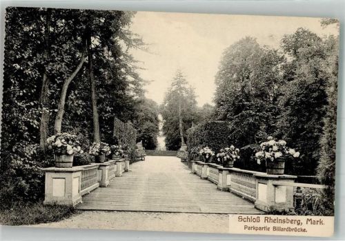 Rheinsberg Billardbrücke im Schlosspark