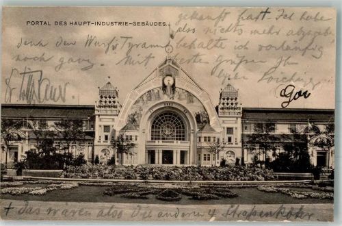 Nürnberg Portal Haupt-Industrie-Gebäude Ausstellung 1906