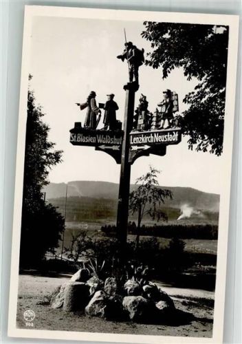 Schluchsee Wegweiser St. Blasien Lenzkirch