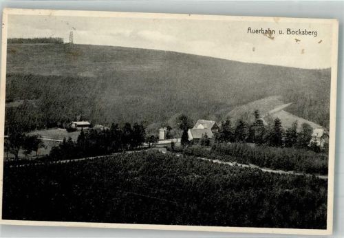 Auerhahn 1933 Berggasthaus Zum Auerhahn mit dem Bocksberg Verlag stengel & Co. 59673