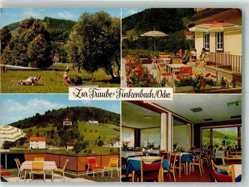 Finkenbach 1973 Gasthaus Pension zur Traube
