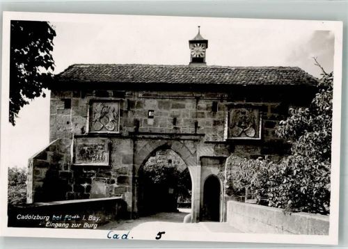 Fürth Foto Cadolzburg Eingang Original aus Archiv eines Ansichtskartenverlages