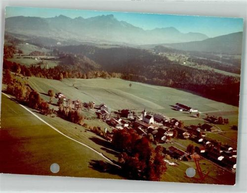 Parsberg Fliegeraufnahme des Ortes mit St. Laurentius Kirche Foto Original aus Archiv eines Ansichtskartenverlages Ort handschriftlich Heftlöcher