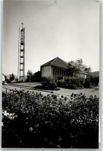 Unterlauchringen Foto Kirche Original aus Archiv eines Ansichtskartenverlages