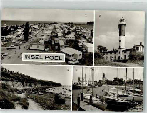 23999 O2401 Insel Poel - Campingplatz Leuchtturm Hafen
