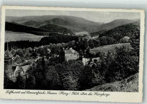 Seesen Blick über die Harzberge