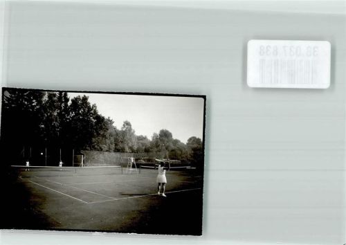 Donaueschingen Tennis Ort handschriftlich Foto Original aus Archiv eines Ansichtskartenverlages