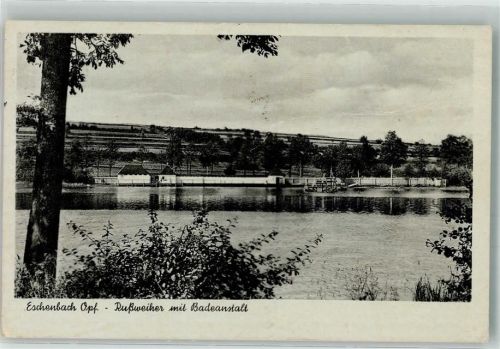 Eschenbach 1941 Schwimmbad Rußweiher