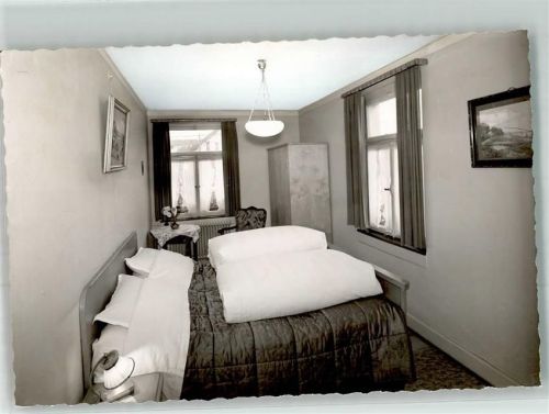 Wollmatingen Gasthaus Adler Gästezimmer Foto Original aus Archiv eines Ansichtskartenverlages Ort handschriftlich