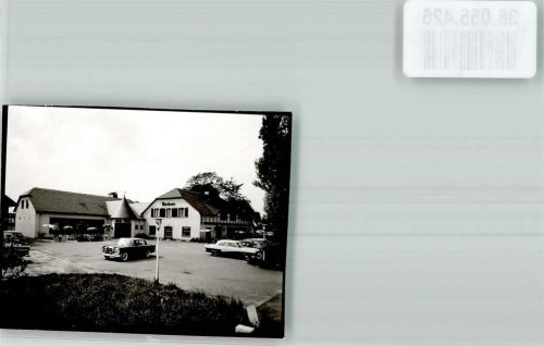 Langschede Hotel Bock Oldtimer Ort handschriftlich Foto Original aus Archiv eines Ansichtskartenverlages