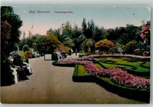 Bad Pyrmont 1922 Palmengarten Inflationsporto