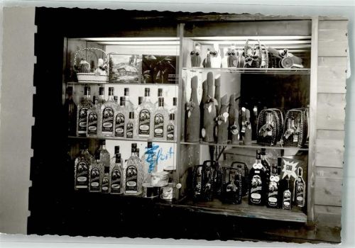 Oedsbach Schaukasten Spirituosen Gasthaus Grüner Baum Foto Original aus Archiv eines Ansichtskartenverlages