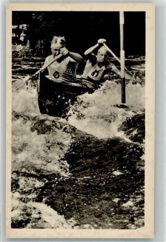 2er Wildwasser Canadier Länderkampf DDR-CSR 1955