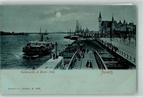 Antwerpen Hafen Embarcadére et Musée Steen