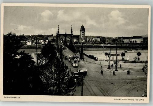 Mannheim Friedrichsbrücke Straßenbahn