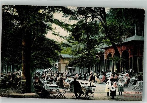 Bad Harzburg 1906 Promenade Unter den Eichen Verlag Dr. Trenkler Co.