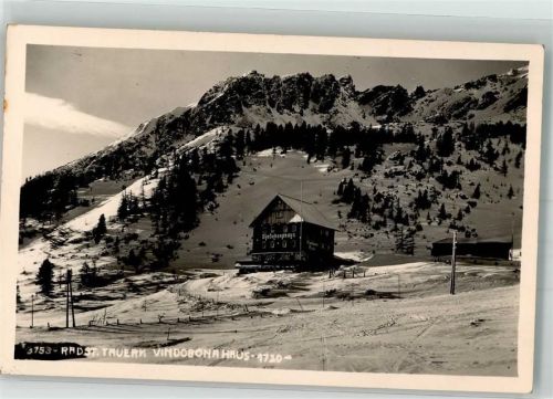 Tweng 1941 Gasthaus Vindobona Haus Winter
