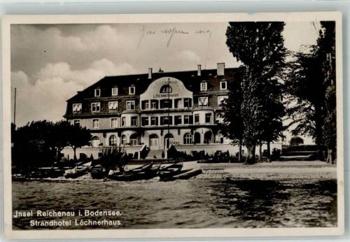 Reichenau 1927 Strandhotel Löchnerhaus