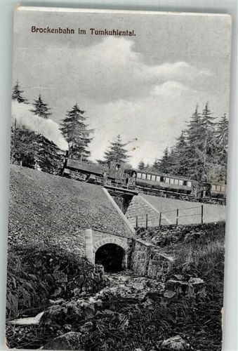 Brocken Eisenbahn Brockenbahn Tumkuhlental