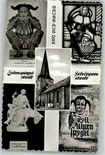 Schöppenstedt Eulenspiegel-Museum Bleiverglastes Fenster Kirche St. Stephanus