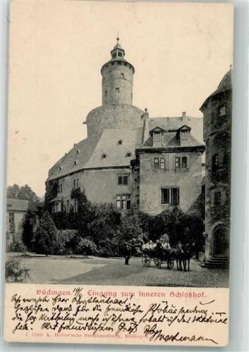 Büdingen 1909 Schloss