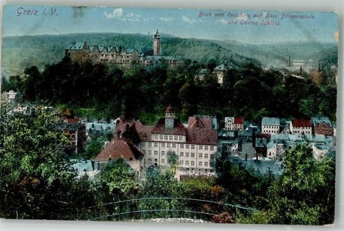 Greiz Obere Schloss neue Bürgerschule