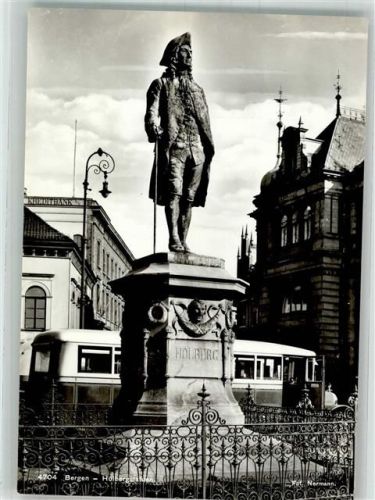 Bergen Denkmal Holberg Omnibus