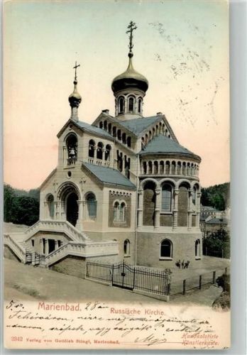 Marianske Lazne 1906 Russische Kirche