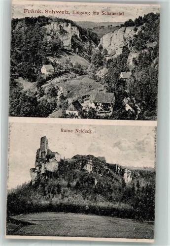 Wiesenttal Burg Ruine Neideck Schauertal