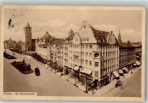 Posen 1913 St. Martinstrasse