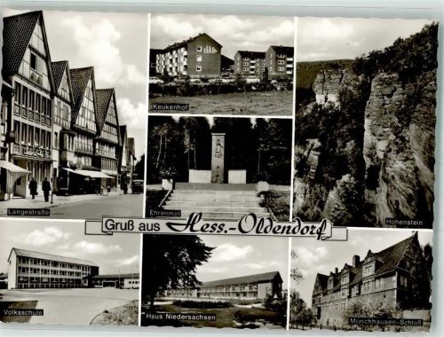 Hessisch Oldendorf Denkmal Ehrenhmal Sanatorium Langestrasse Schloss Münchhausen